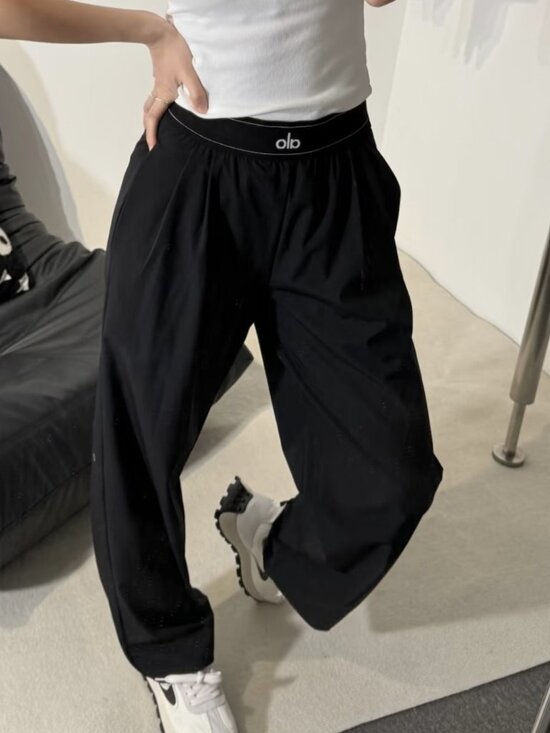 ALO Yoga Pants - NWT ALO Yoga Black Suit Up Trouser 30" Inseam (Regular)💗Everyday, Office🐾